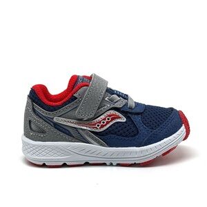 Saucony Cohesion 14 A/C JR Navy and Red Sneakers Size 4.5
